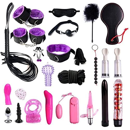 Generic Dí-D&Ò D&Òn-Nēr&Ēális-T&Íco Førmatiøn Šéxuéllé Pour Adultéš Jéux de Šéxé 23Pcs Böñdäge Šêxuelle Adulte Les Manches de Bandage...