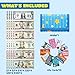 JOYIN 35PCS Kids Replica Money, Credit Cards Set, Toddler Wallet, Single-Sided Printed Currency (Copy) for Math Learning, Cash Register Play, Dress Up Party Favors, Birthday Gift