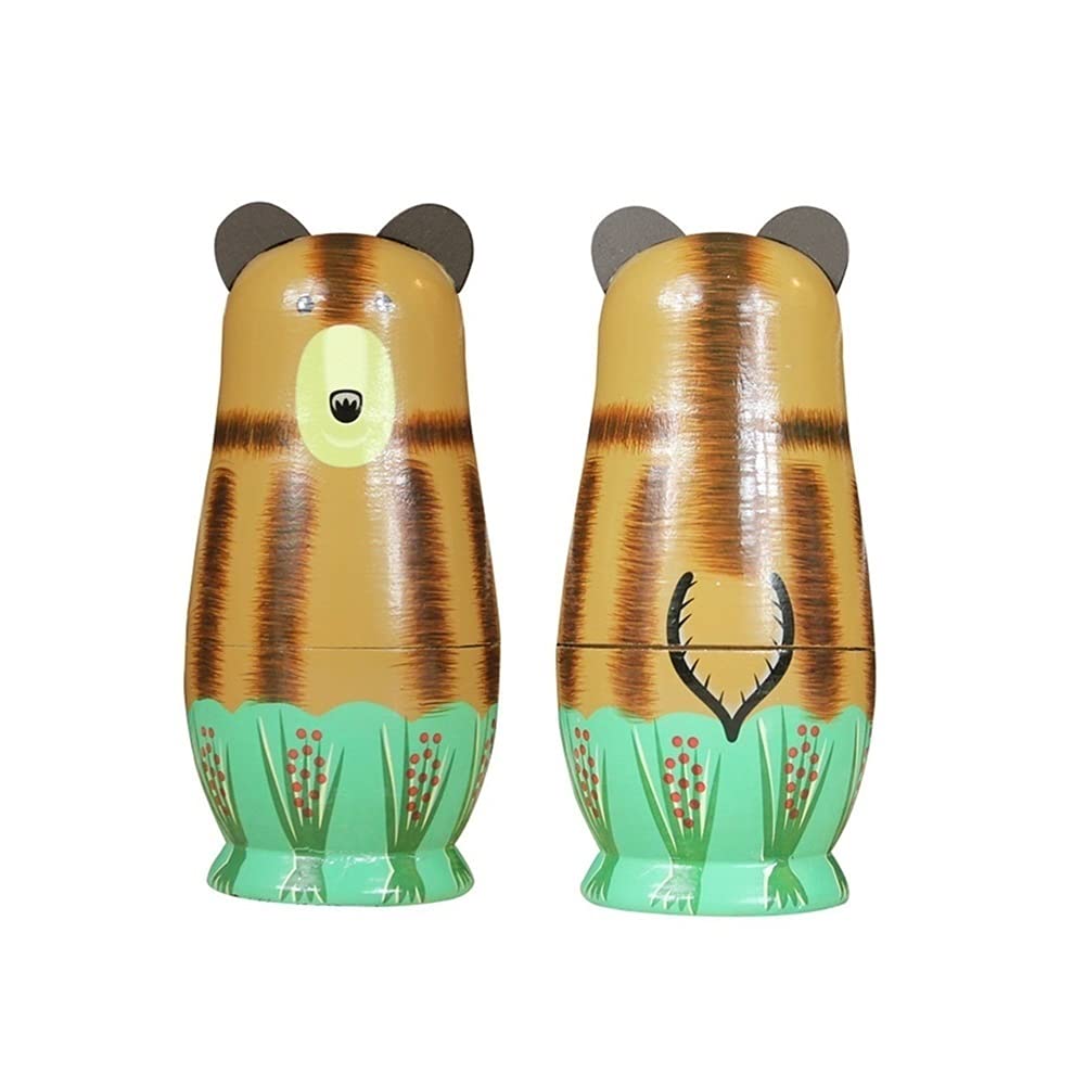 matroschka ​Puppen Russische Nesting Puppen Handgemachte Holz Nistpuppen Russische Matryoshka 5 stücke Verschiedene Muster Geschenk Home Raumdekoration Kreatives Überraschungsgeschenk