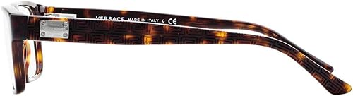 Miniatura 3 de Versace VE3198-108 Gafas graduadas Dark Havana con lente demo 2.165 in, Marrón