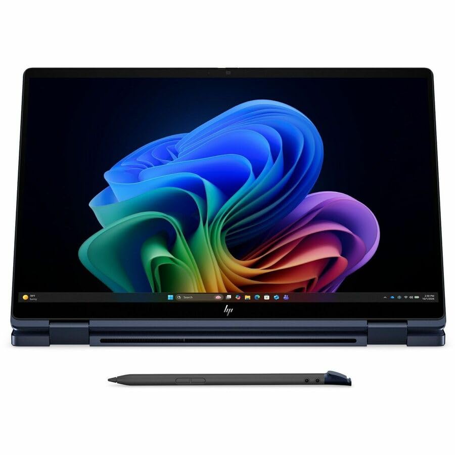 Image of HP EliteBook X Flip G2i 14 inch Touchscreen Convertible Copilot+ PC 2 in 1 Notebook - 5G - 3K - 120 Hz - Intel Core Ultra X7 358H - 32 GB - 1 TB SSD - English Keyboard - Atmospheric Blue - Intel Chip - LT