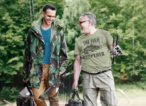 The Fish Whisperer Funny Fisherman T-Shirt - Fishing Pole Humor Graphic Tee4