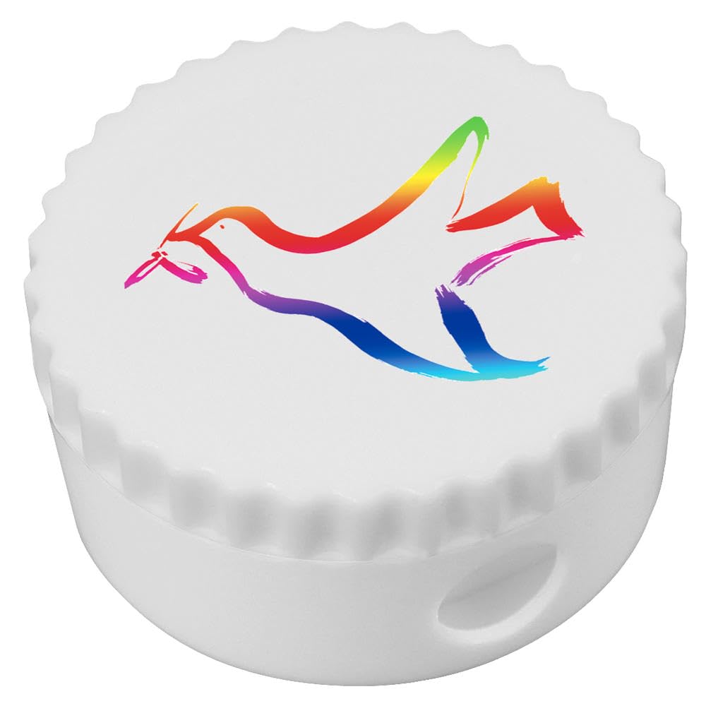 'Colourful Dove' Compact Pencil Sharpener (PS00036303)