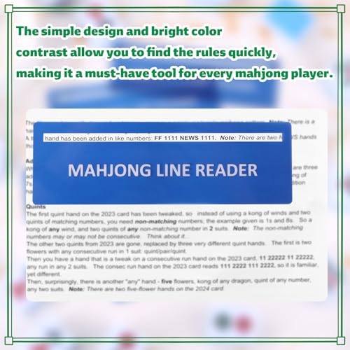 Mahjong Tracker 4 piezas plástico compacto color miniatura 4