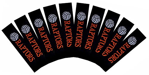 Volleyball Team Headbands Wholesale Bulk Set of 10 Personalized Embroidered Cotton Sport Sweatbands