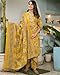 Liva Fashion Indian Women's Pure Cotton Printed Straight Kurta with Afghani Pant & Dupatta (BANHI YELLOW-JP60-LF-VKS01_XL_YELLOW_X-Large)