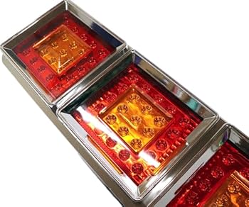 Amazon | 24Vトラック用テールランプ4連 LED 日野 テール 角型
