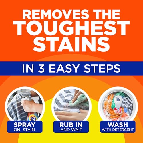 image for Tide Laundry Stain Remover Spray with Oxi, Travel Stain Remover for Cl