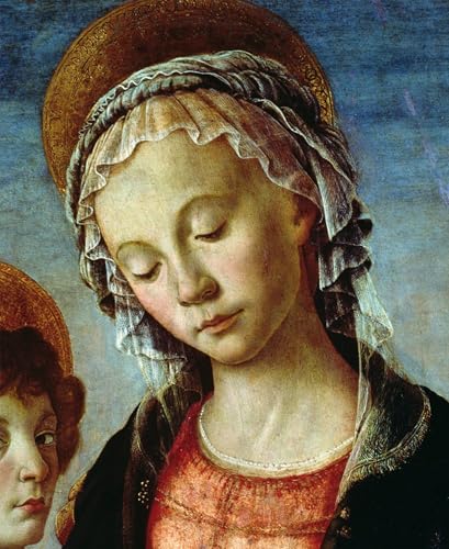 Cuadro en lienzo de Botticelli Dama col Bambino para decorar la pared de una oficina 60x90cm