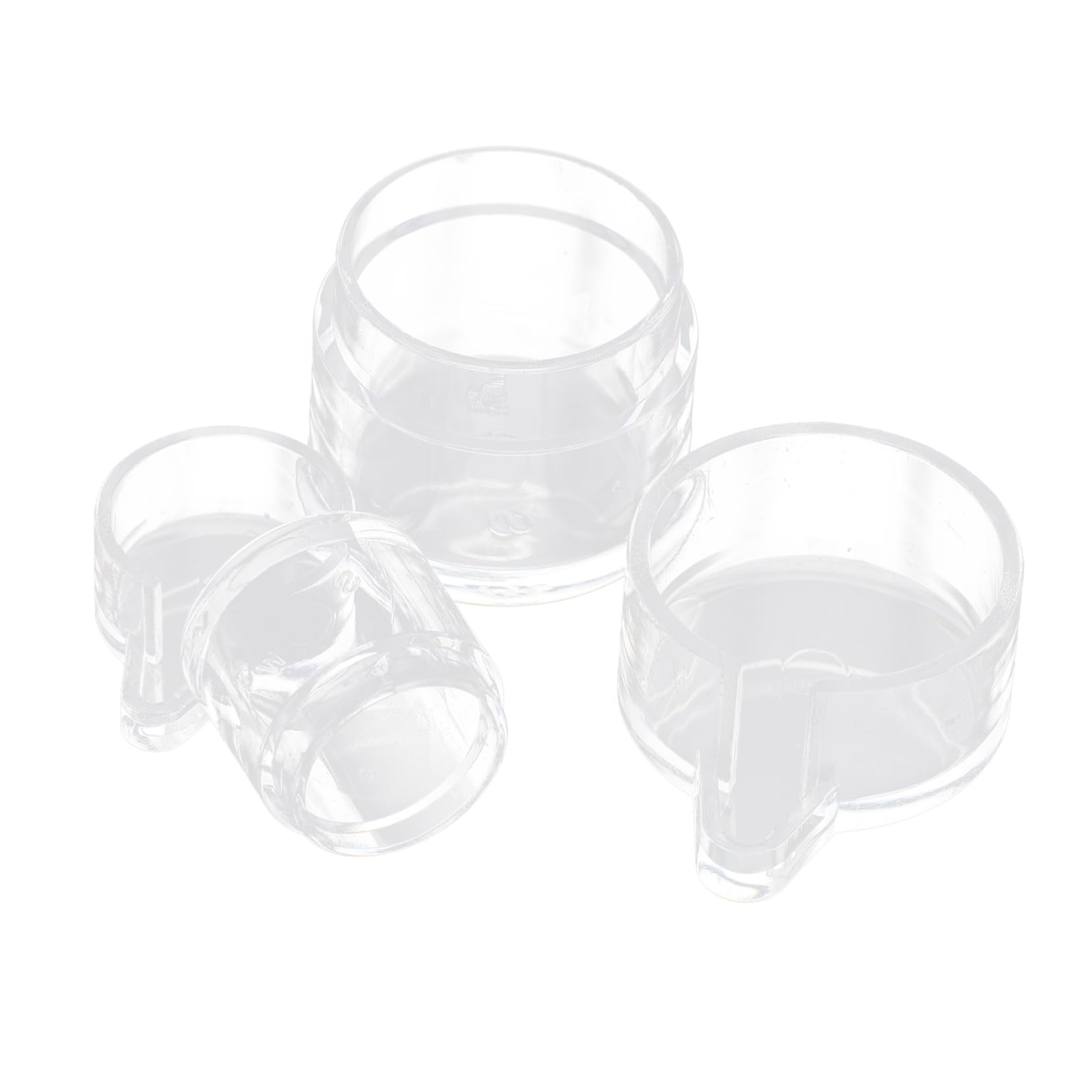 2pièces Gamelles à Eau pour Fourmis Acrylique Mangeoires pour Nid De Fourmis Abreuvoirs Transparents avec Port d Alimentation Séparé