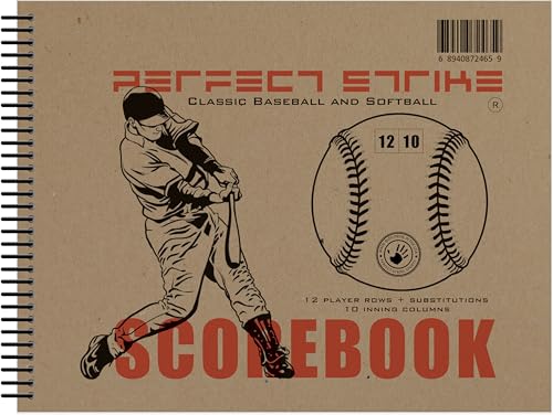 Perfect Strike Baseball Scorebook LS-12:10 (1 Book)