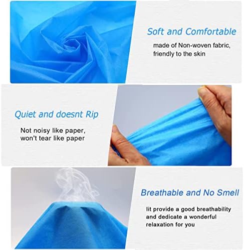 100pcs Disposable Massage Table Sheets, Tvvcalk Disposable Beauty Bed Sheets for Massage Table SPA Salon , Made of Breathable Non-Woven Fabric, 31.5 x 70.8inch / 80 x 180cm