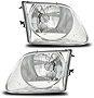 AmeriLite Headlights Lighting Style Set For Ford F-150 / Expedition - Passenger and Driver Side