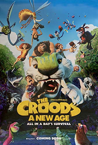THE CROODS A NEW AGE MOVIE POSTER 2 Sided ORIGINAL INTL FINAL 27x40 RYAN REYNOLDS