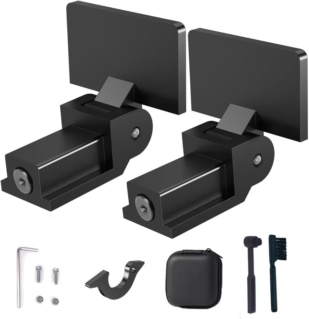 Dust Cover Hinges for AT-PL120, AT-LP120-USB, AT-LP60X,at-LP5 and at-LP3 Turntables (2 PCS).Turntables Needle Stylus Brush and Cleaning Brush. Turntables Tonearm Lock/Clamp