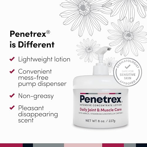 Image of Penetrex Joint & Muscle Care Lotion - Soothing Botanical Formula with Arnica, Vitamin B6 & MSM - Lightweight Easy to Apply Lotion - Fresh Disappearing Scent - for Everyday Movement Support