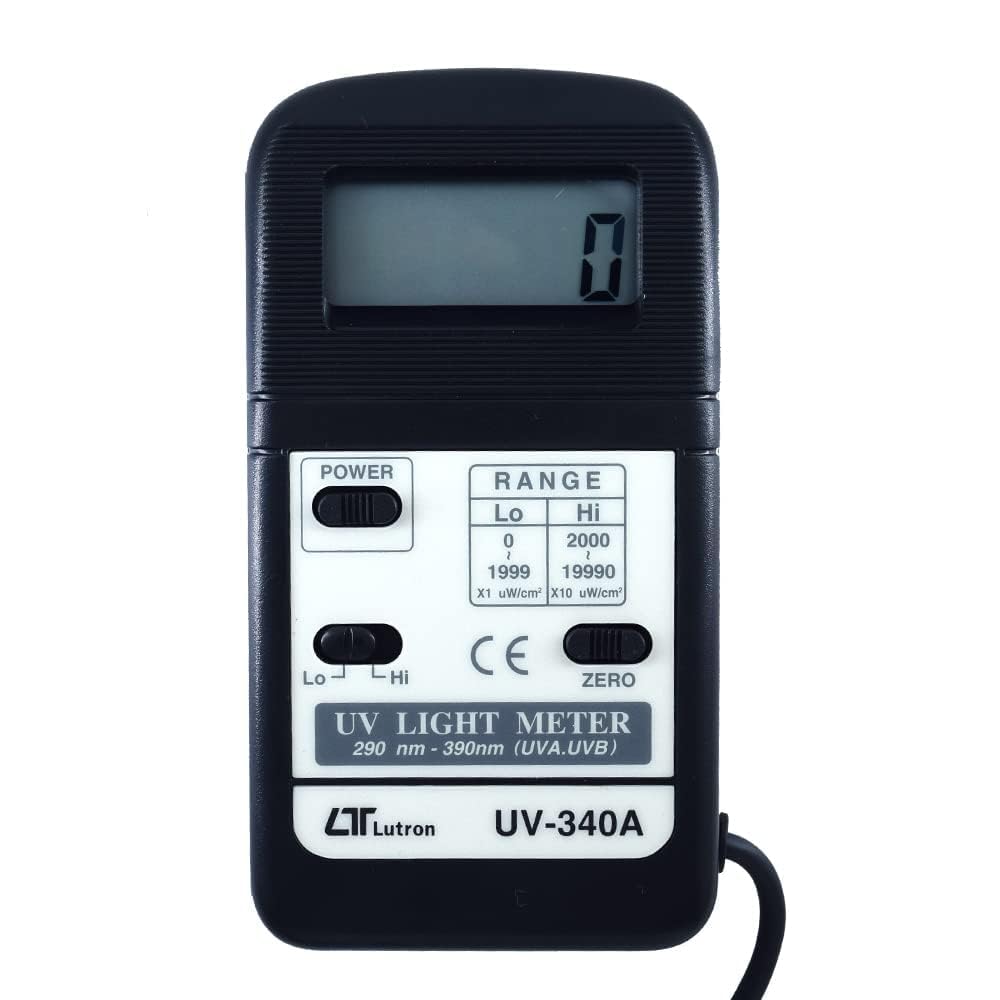 *Ships with in 1-Day* Industrial UV Light Meter for Stadiums, OT Rooms Alongwith Factory Calibration Certificate Model: UV-340A