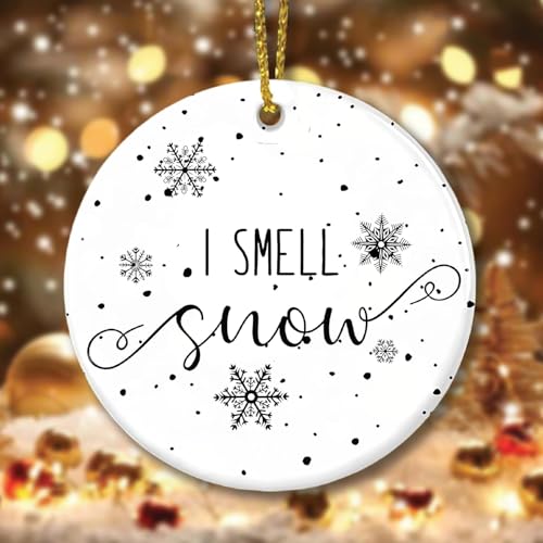 I Smell Snow Ornament - Decor & Collectible Gift for