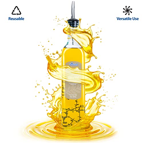 EHOMEA2Z Italian Glass Olive Oil Dispenser Bottle 16