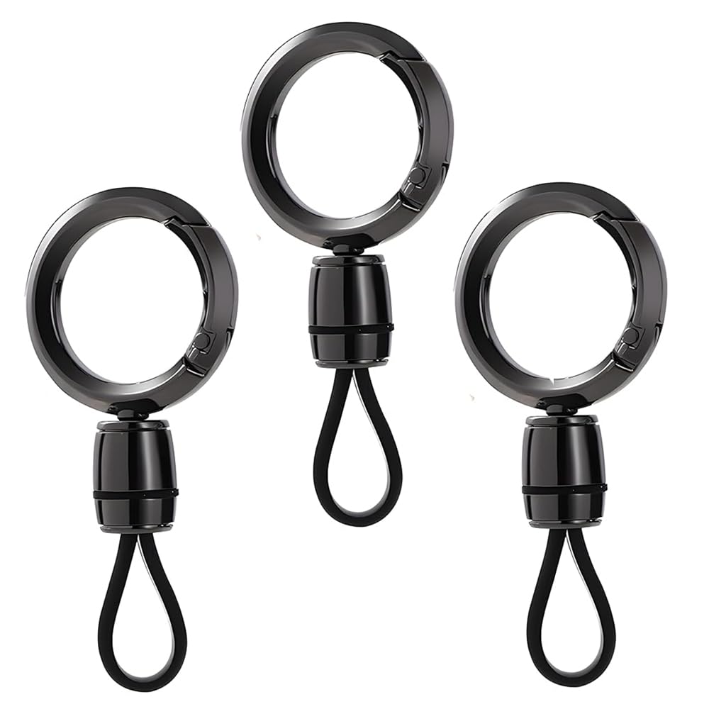 ™ Metal Car Keychain for Men & Women | Universal Key Ring with Clip & Double Layer Buckle | Stylish Key Holder for Bike, Scooter & Car Keys