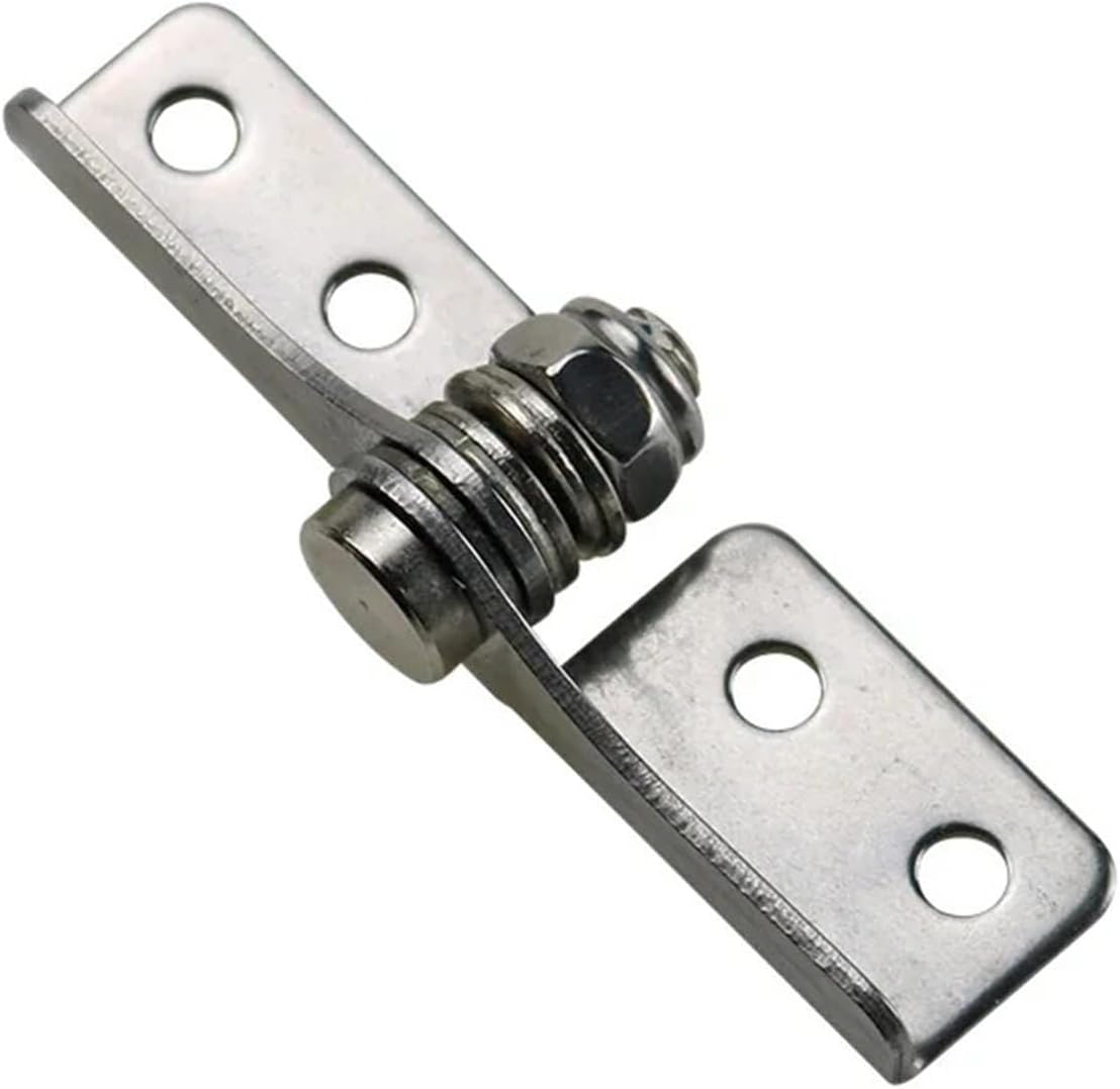 Stainless Steel Damping Hinge Adjustable Shaft Torque Stop Any Angle Machinery Equipment Hardware Accessories 1Pcs(Left,0.8N.m)
