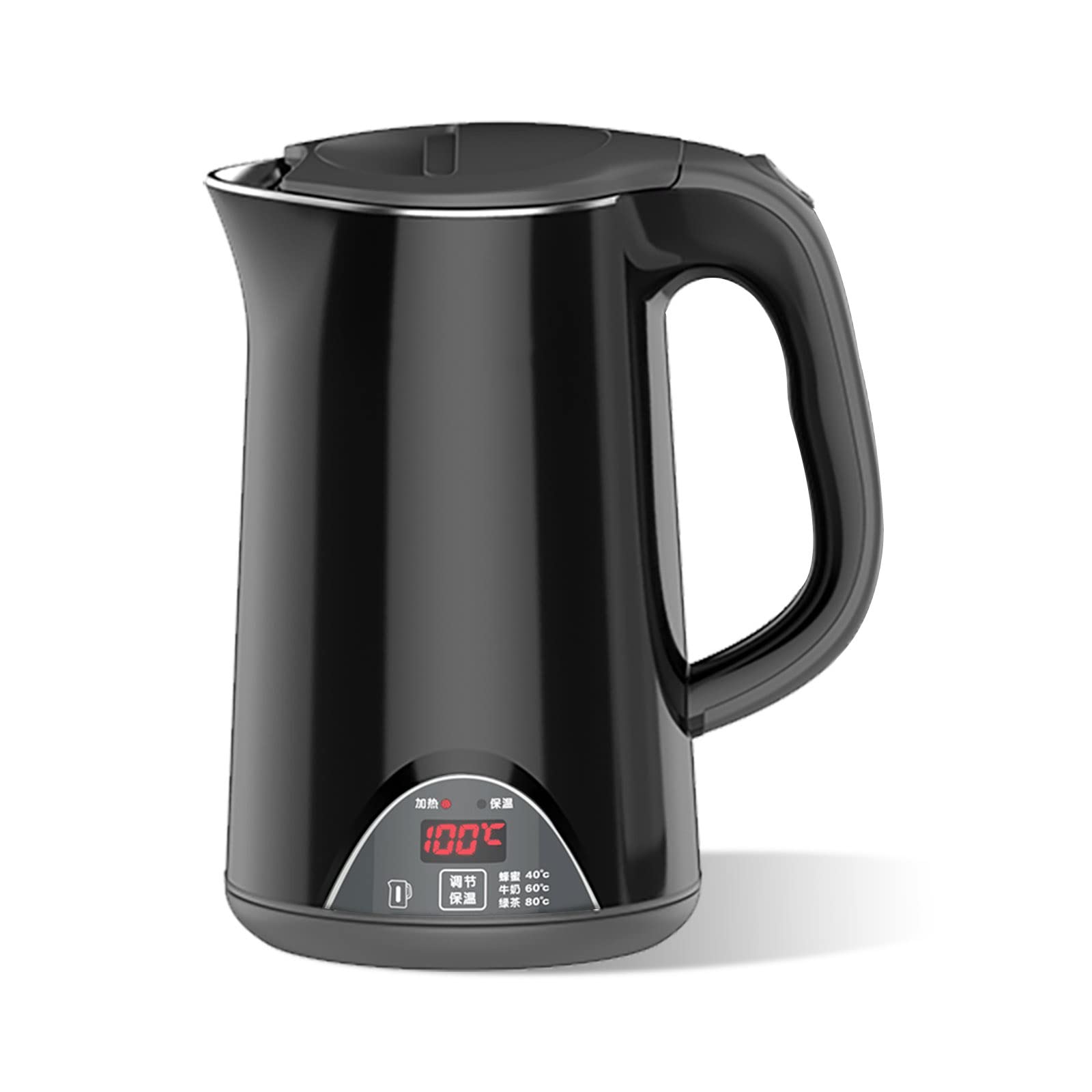 Bouilloire acier inoxydable 1,7 L à ouverture automatique et verseuse à thé