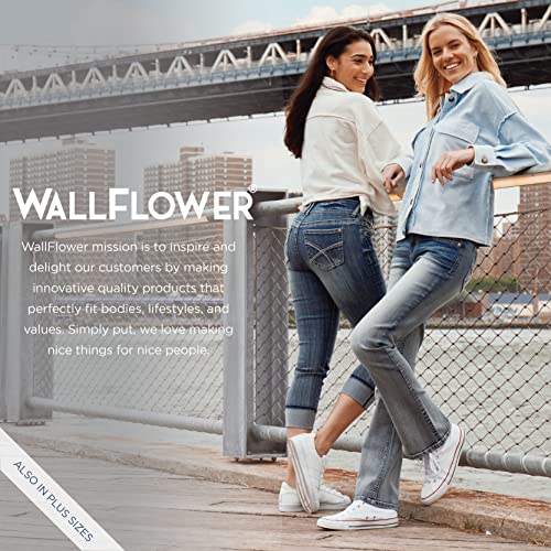 Wallflower Women's Pull On Denim Cropped High-Rise Insta Soft Juniors Jeans, Hayden Crop, 11 #TOP7