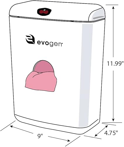 Miniatura 5 de Evogen Receptáculo combinado No-Touch (EVNT-CWR), blanco