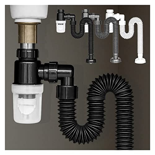 Tuberías de fregadero y mangueras de desagüe con filtros desodorantes para la cocina del hogar 3