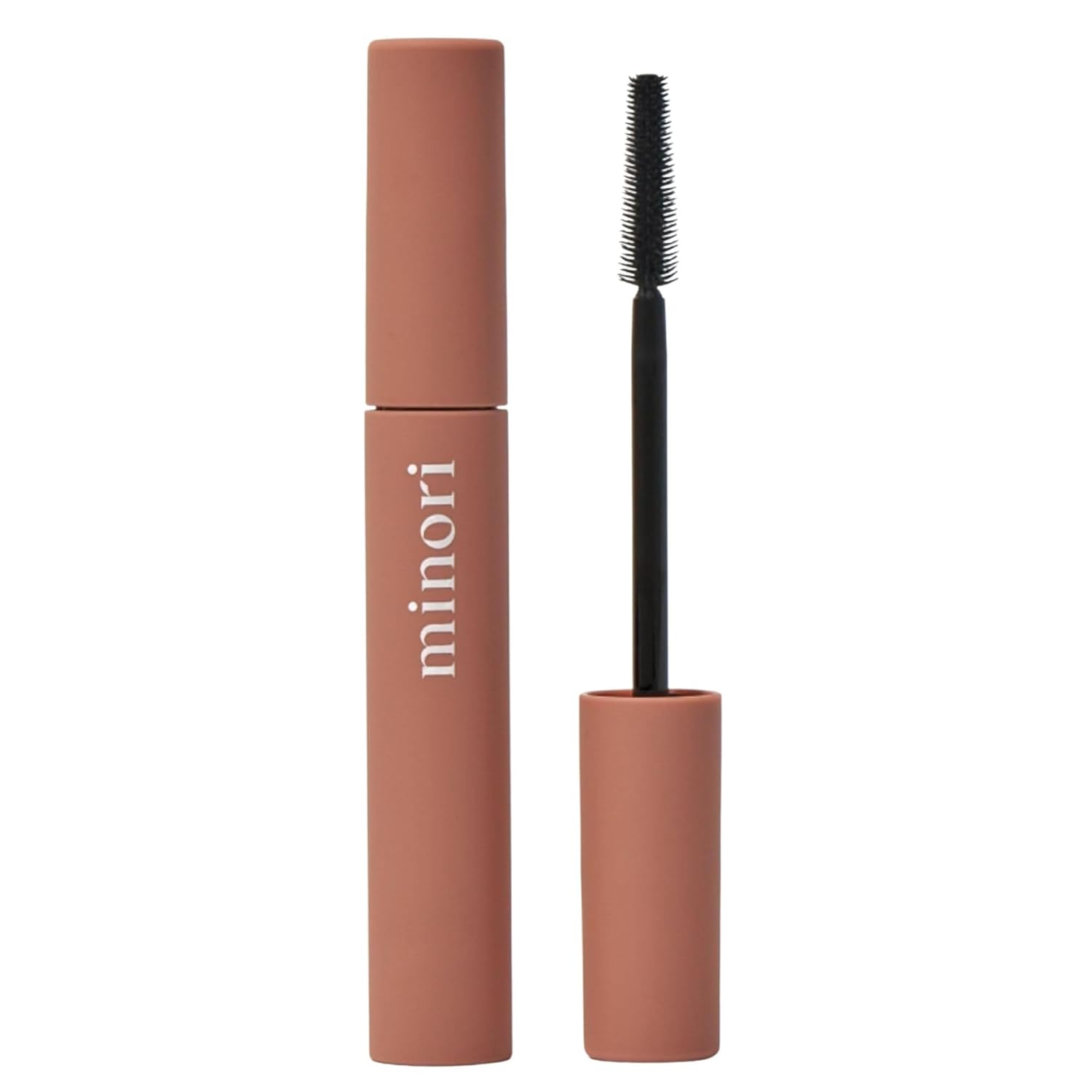 Minori Mother of Lashes Black Mascara, Precise Slim Brush for Length & Definition, Non-Clumping, Lash-Strengthening Formula, Vegan & Cruelty-Free, 0.27 fl oz