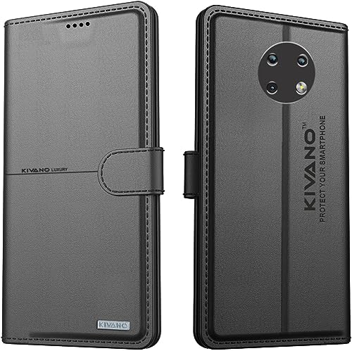 Image of KIVANO Compatible with Nokia G10 Flip Cover | Leather Finish | Inside Pockets & Inbuilt Stand | Shockproof Wallet Style Magnetic Closure Back Cover Case