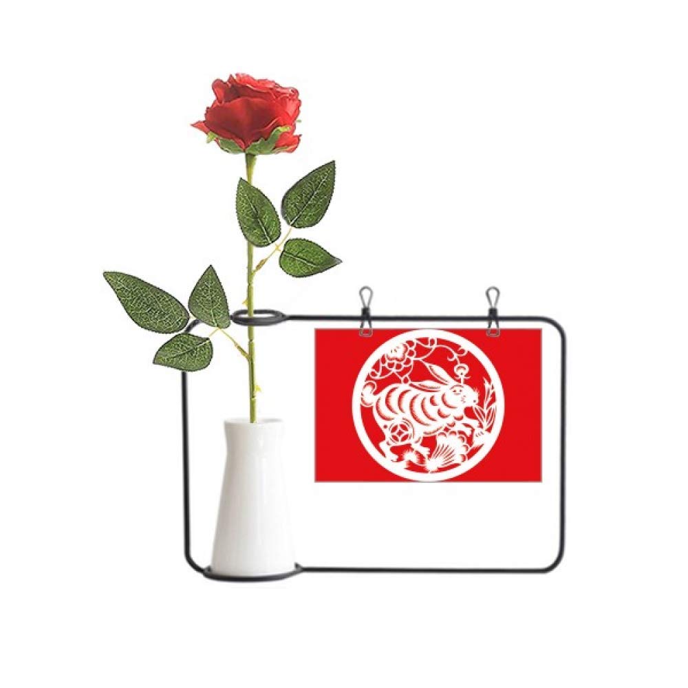 Fleurs artificielles en bouteille suspendre pour déco de chambre poétique