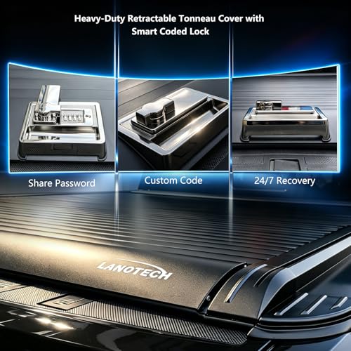 Image of 5.5FT Retractable Hard Tonneau Cover for 09-26 Ford F-150 (66 inch) Bed