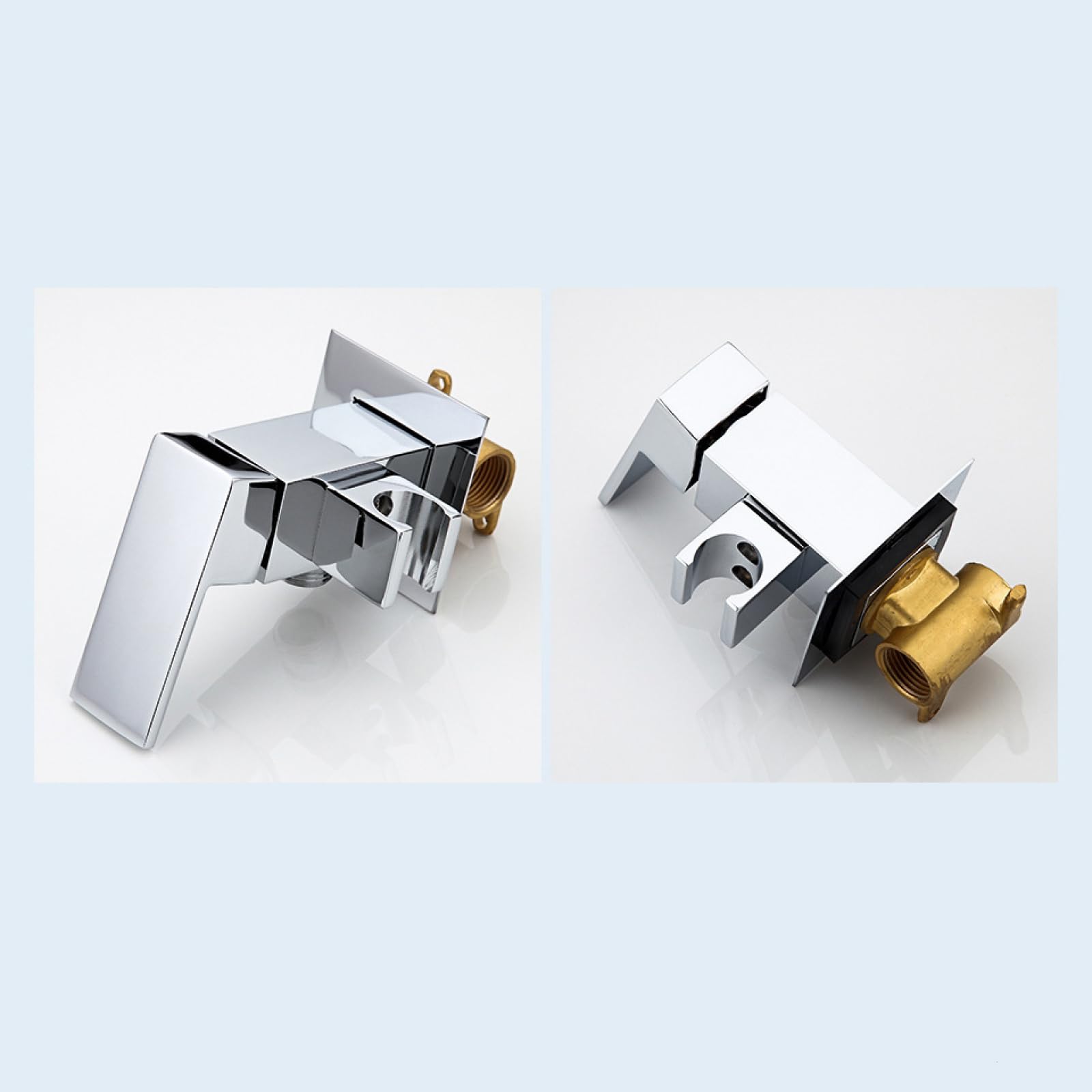 Grifo Bidet para WC Agua Fria Y Caliente Ducha Higiénica De Latón Adecuado para Baño De Mascotas,Higiene Personal,Baño,Oro Cepillado