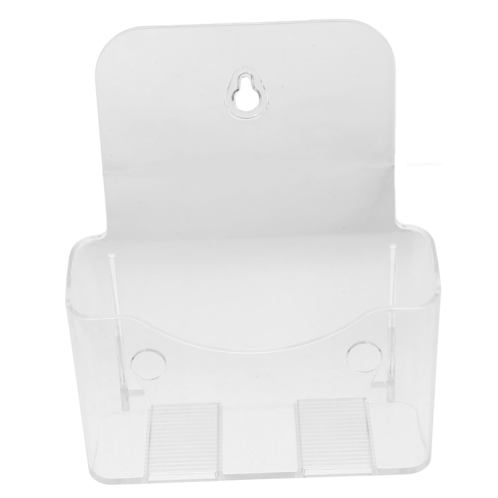 AYUWQZX Portrait Literature Stands for Display, Acrylic Clear Document Display Stand Wall Mount 20x16.9x8.3cm Office Home Flyers