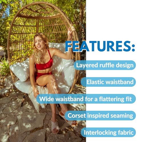 Sporti Solid Cover Up Swim Skirt4