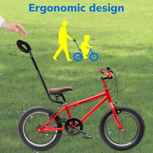 MOLI DEE Children Cycling Bike Safety Trainer Handle Balance Push Bar(black-b)