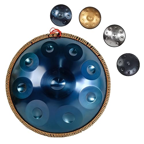 Tambor Handpan 9 Notas en Re Menor 22 pulg miniatura 1