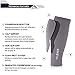 NEWZILL Compression Calf Sleeves (20-30mmHg) for Men & Women Perfect Option to Compression Socks Leg Sleeves for Running Fitness Travel Nursing (L/XL Grey 1Pair)