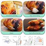KIMISS 3D Hühnerbein Kissen Plüschtier, 20cm Simulation Lebensmittel Hühnerbein Plüschtier Chicken Wing Drumstick Fried Kissen Kissen Weicher Überwurf Kissen Home Decor (Wie Gezeigt)