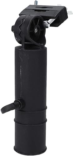 VBESTLIFE Soporte ajustable para paraguas con mango de carrito de plástico, soporte de paraguas negro para carrito de vehículos todoterreno o pesca