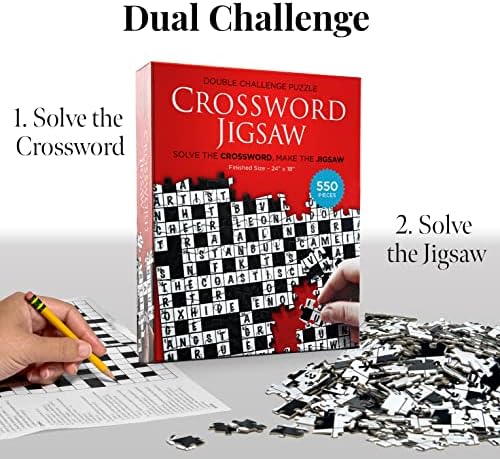Crossword jigsaw puzzle 550 pieces Clearance