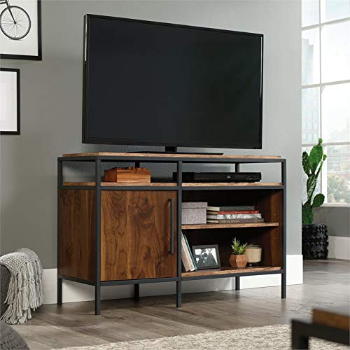 Sauder Nova Loft 46" Engineered Wood And Metal Tv Stand In Grand Walnut #TOP3