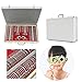 Eye Protection Accessories Set, 266 Pcs Optical Trial Lens Set Metal Rim Optometry Kit Case with Free Trial Frame, Aluminum Case