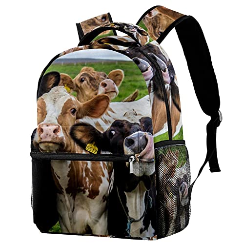 Sac à dos voyage campus quatre vaches drôles idéal pour la rentrée scolaire des enfants