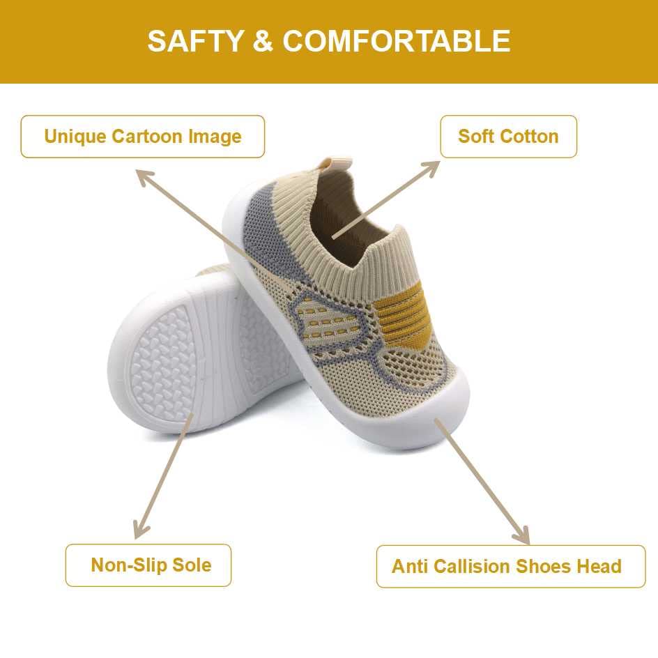 Baby Toddler Trainers Infant Sneakers Breathable Soft Sole Non Slip Toddler Boys Girls Shoes First Walking Shoes 6 9 12 18 24 Months2