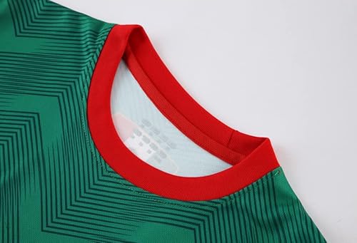 Mexico Green Futbol Sports Soccer Football Boys Kids Youth Jersey Shirt Kit Shorts Set (Size-22 (5-6 Years)) #TOP2