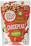 The Good Bean Chickpea Snacks, Crunchy Sweet Sriracha, 6 Ounce (Pack of 6)