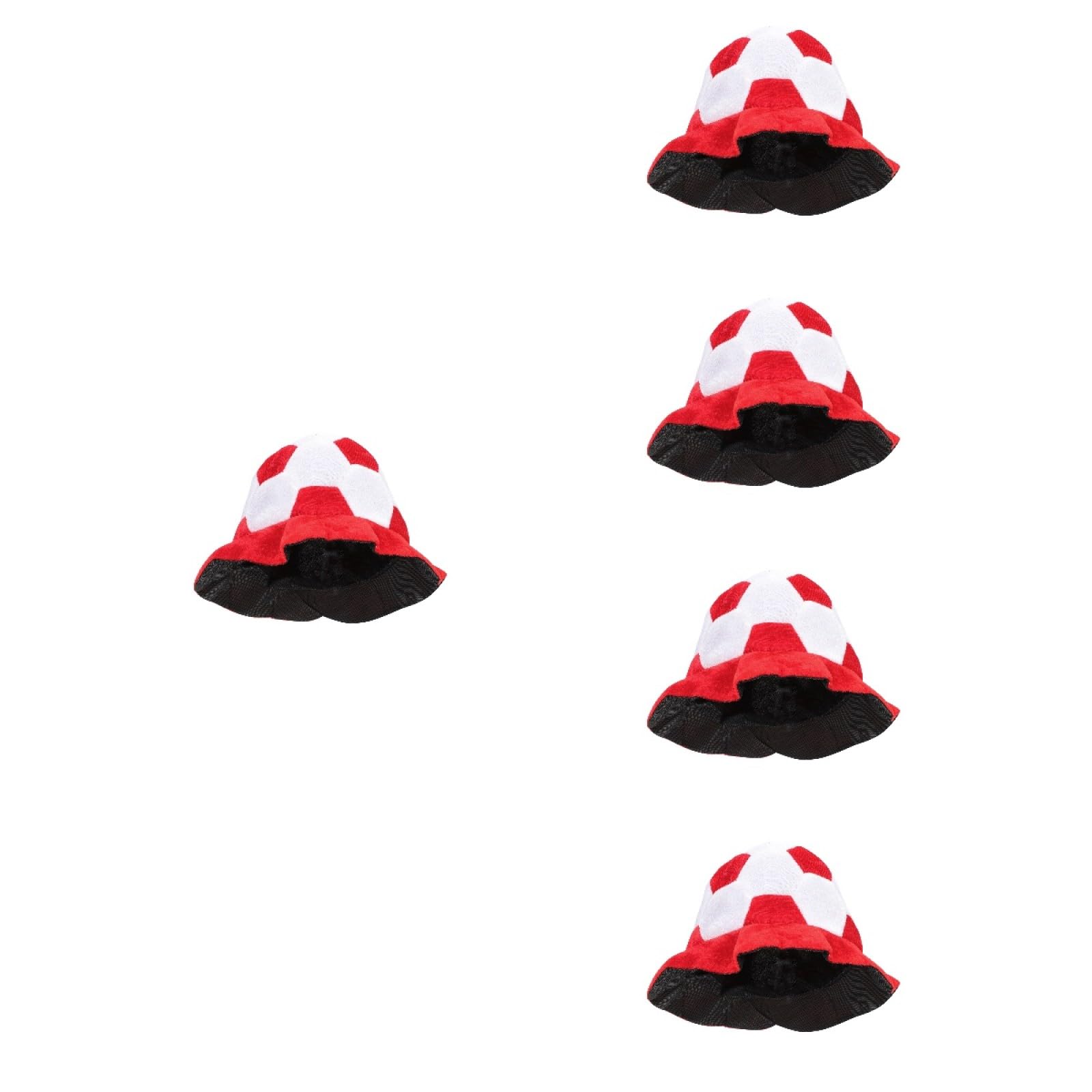 PRETYZOOM sombrero de aficionado fútbol accesorio decorativo para sombrero gorra de fútbol portátil soporte gorras accesorios decoración de sombrero de competición Felpa