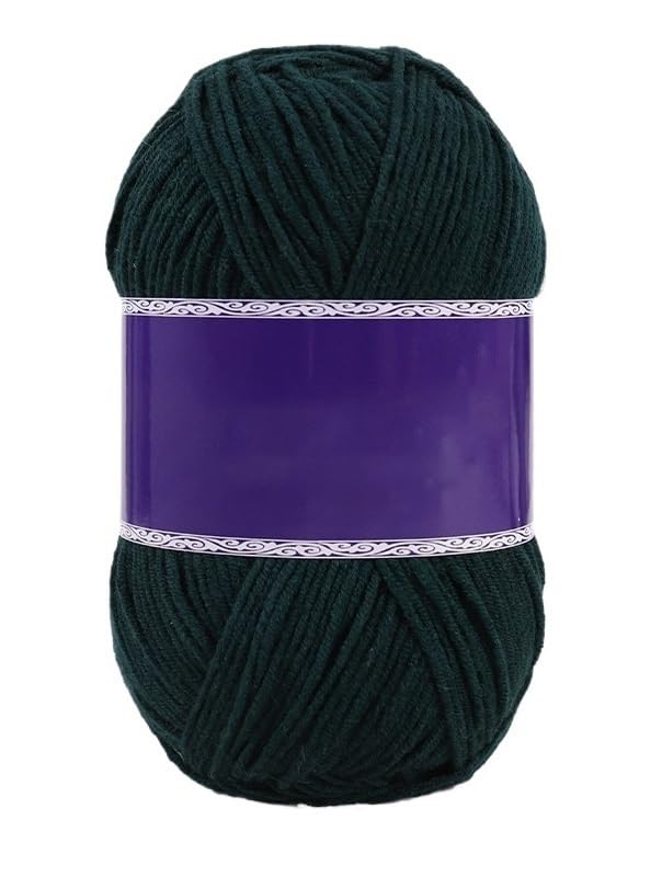 Fil peigné coton acrylique 5 rouleaux épais pelote 100g pour crochet tricot